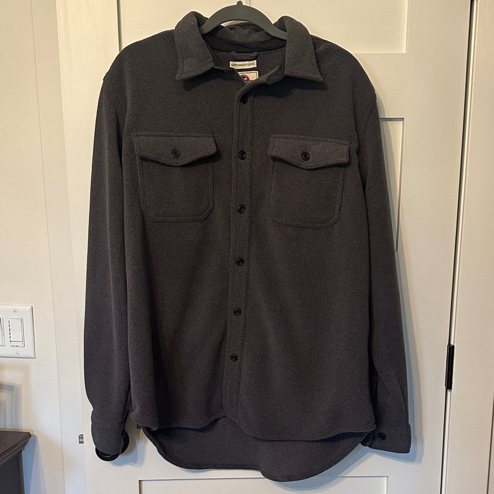 Men's Fleece Shirt Jacket